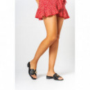 Oh My Sandals Sandalia con tacón en piel 5890-NEGRO