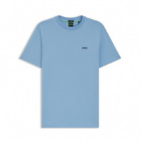 Boss Green Camiseta básica azul 50506373-469