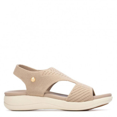 Xti Sandalia de mujer 145154- BEIGE