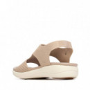 Xti Sandalia de mujer 145154- BEIGE