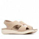 Xti Sandalia de mujer 145154- BEIGE