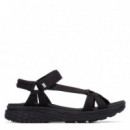 Xti Sandalia de mujer 145463- NEGRO