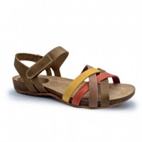 Nature Feet Sandalias Khaki 4486-KAKI-BEIG-TEJA-MOSTA