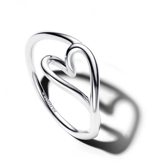 Pandora Anillo Corazón Pequeño Forma Orgánica 194361C00