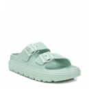 Xti Chanclas de mujer turquesa 142550-AQUA