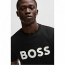 BOSS Camiseta Negra 50481923-001