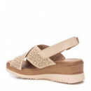 Xti Sandalias de mujer beige 143852-HIELO