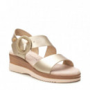 Xti Sandalias de mujer oro 143944-ORO