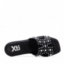 Xti Sandalias de mujer negras 145151-NEGRO