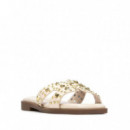 Xti Sandalias de mujer beige 145151-HIELO