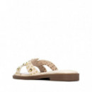 Xti Sandalias de mujer beige 145151-HIELO