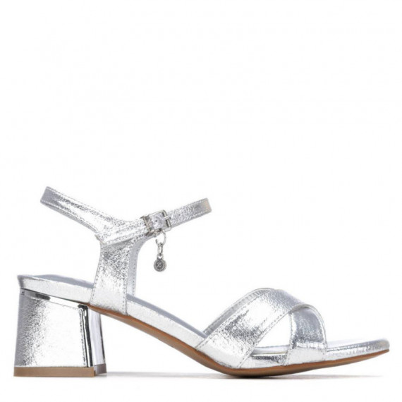 Xti Sandalia de cuña plata 145344-PLATA