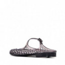 Xti Bailarina destalonada negra 145474-NEGRO