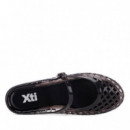 Xti Bailarina destalonada negra 145474-NEGRO