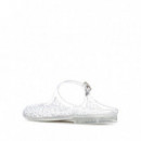 Xti Bailarina destalonada transparente 145474-TRANSPARENTE