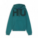 Hugo Blue Camiseta Turquesa 50552486-449