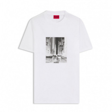 Hugo Red Camiseta en tela de jersey 50553755-100