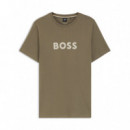 Boss Black Camiseta de cuello redondo 50491706-245