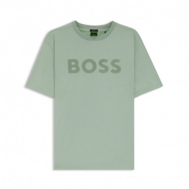 Boss Green Camiseta confeccionada en algod&oacute;n 50553636-357