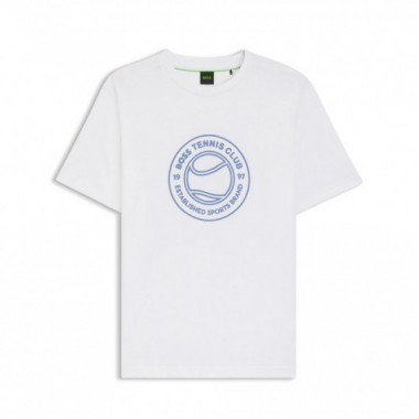 Boss Green Camiseta con estampado en el pecho 50553648-101