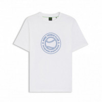 Boss Green Camiseta con estampado en el pecho 50553648-101