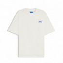 Hugo Blue Camiseta confeccionada en algodón 50556411-121