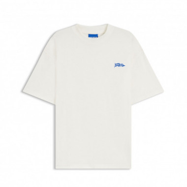 Hugo Blue Camiseta confeccionada en algod&oacute;n 50556411-121
