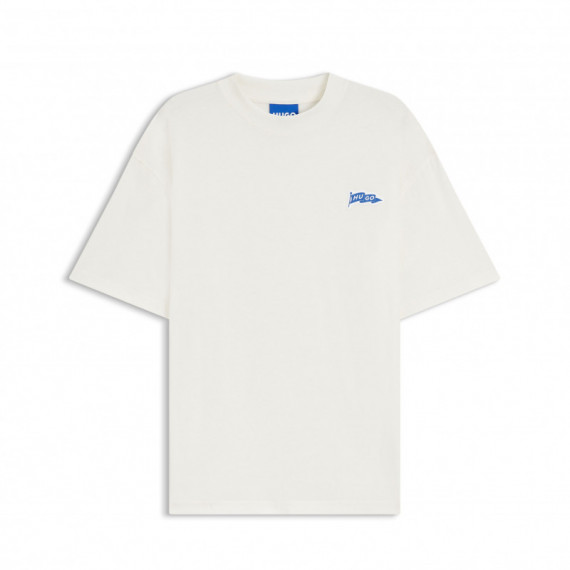 Hugo Blue Camiseta confeccionada en algodón 50556411-121