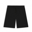 Hugo Red Shorts en rizo de algodón 50557471-001