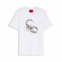HUGO RED Camiseta Estampada 50557672-100
