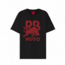 Hugo Red Camiseta confeccionada en algodón 50559696-001