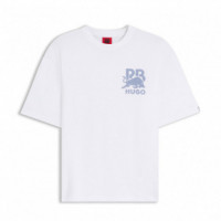 HUGO RED Sudadera Confeccionada en Jersey Suave 50564572-100