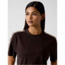 Guess Athleisure Camiseta Marrón V3RI08 I3Z14-A10K