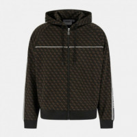Guess Athleisure Chaqueta Marrón Z5BQ13 K2042-FNJY