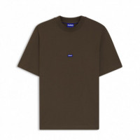 HUGO BLUE Camiseta de Corte Recto Informal 50509991-208