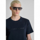 Antony Morato Camiseta regular fit de cuello redondo MMKS02646 FA100258-7139