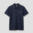 Antony Morato Polo de manga corta de algodón MMKS02665 FA100083-7146