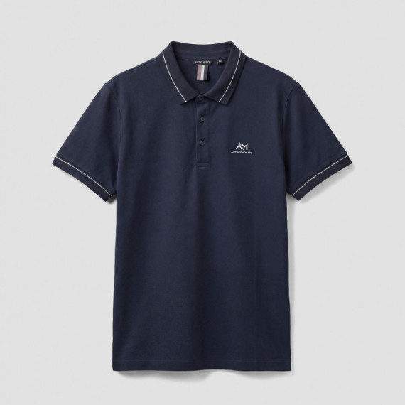 Antony Morato Polo de manga corta de algodón MMKS02665 FA100083-7146