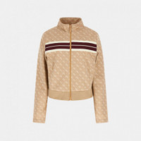 Guess Athleisure Chaqueta Beige V6GQ06 K2957-FMC3