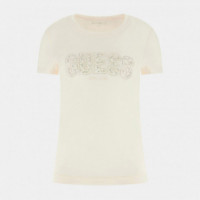 Guess  Camiseta Blanca W5GI04 J1314-G012  GUESS..