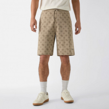 Guess Athleisure Shorts Beige Z6GD03 K2851-FJCE