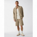 Guess Athleisure Shorts Beige Z6GD03 K2851-FJCE