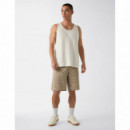 Guess Athleisure Shorts Beige Z6GD03 K2851-FJCE