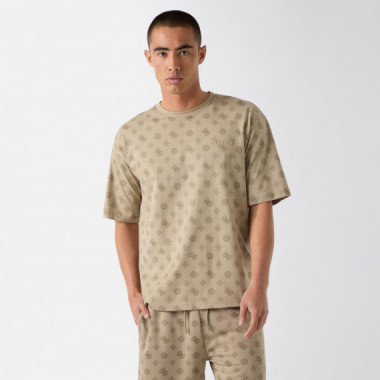 Guess Athleisure Camiseta Beige Z6GI07 K2852-PMKU