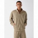 Guess Athleisure Chaqueta Beige Z6GQ07 K2849-FJCE