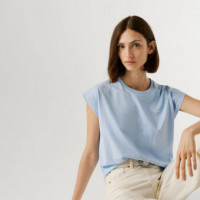 PEPE JEANS Camiseta Básica de Cuello Redondo PL504821-502