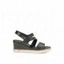 FLUCHOS Sandalias Smash Negras F1973-TIBET Negro