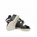 FLUCHOS Sandalias Smash Negras F1973-TIBET Negro