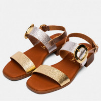 Oh My Sandals Sandalia con tacón en piel 5894-CAVA
