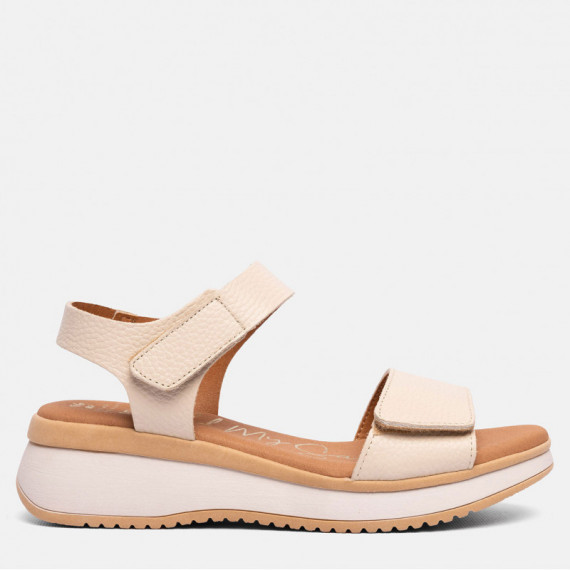 Oh My Sandals Sandalia en piel con suave grabado 5942-HIELO
